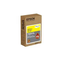 Tinteiro EPSON Unidade de abastecimento de tinta T838 Amarelo XL - WorkForce Pro WF-5190/5690