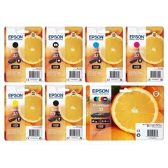Tinteiro EPSON 33 Amarelo + Alarme RF - Expression Home XP-530/630/635/830/900/7100