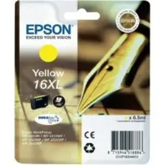 EPSON 1LB 16XL ink cartridge yellow high capacity 6.5ml 450 pages 1-pack blister without alarm
