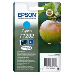 Tinteiro EPSON T1292 Ciano L + RF - Stylus B42,BX3xx/5xx/6xx/9xx,SX4xx/5xx/620