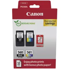 CANON PG-560/CL-561 Ink Cartridge Photo Cube Value Pack