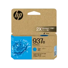 HP 937e EvoMore Cyan Original Ink Cartridge