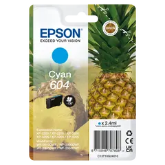 EPSON 4LB Singlepack Cyan 604 Ink w/s