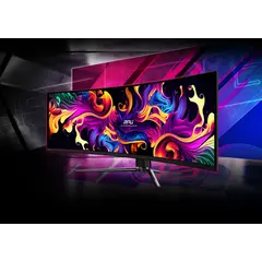 MSI MPG 491CQP QD-OLED 49inch QD-OLED 5120x1440 Curve 1800R 144Hz 250cd/m2 0.03ms 2xHDMI DP USB-C 2xUSB-A USB-B