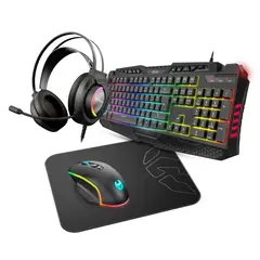 NOX KROM KRITIC RGB RAINBOW GAMING KIT PT