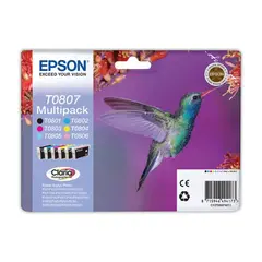 Pack de 6 Tinteiros Epson T0807 Cores Compatíveis | BluePixel.pt
