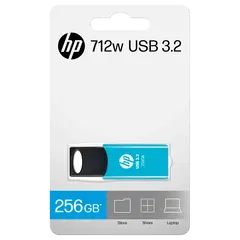 HP 256GB 712w Blue USB 3.2 Flash Drive
