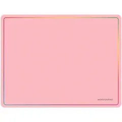 MARS GAMING MMP124 360X260MM GAMING MOUSEPAD RAINBOW LINE EDGE DESIGN NANO-TEXTILE & NON-SLIP NATURAL RUBBER BASE PINK