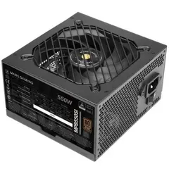 MARS GAMING MPB550SI 550W PSU DC-DC & SMD TECH 80PLUS BRONZE ACTIVE PFC ULTRA SILENT AI2-RPM & 12CM SI COPPER FAN 7 YEARS WARRANTY