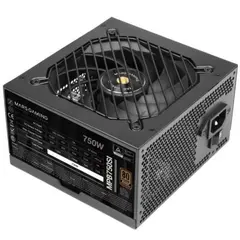 MARS GAMING MPB750SI 750W PSU DC-DC & SMD TECH 80PLUS BRONZE ACTIVE PFC ULTRA SILENT AI2-RPM & 12CM SI COPPER FAN 7 YEARS WARRANTY