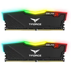TEAM GROUP 16GB 3600MHZ DDR4 CL18 DIMM T-FORCE DELTA RGB BLACK