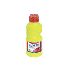 Guache Líquido 250ml Giotto EQ Amarelo Fluorescente