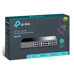 TP-LINK 24-Port 10/100Mbps + 2-Port Gigabit Rackmount Switch with 24-Port PoE+