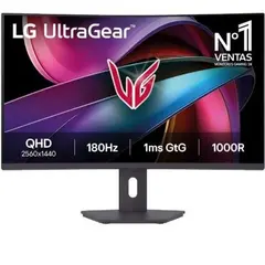 LG 32G600A-B.AEUQ 32inch QHD UltraGear 180Hz Curved Gaming Monitor 2xHDMI DP