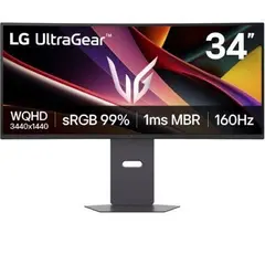 LG 34G600A 34INCH WQHD 160Hz Painel VA Curvo