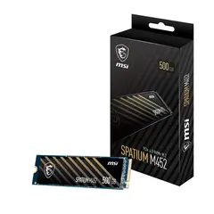MSI SSD M.2 PCIe 4.0 NVMe 500GB 3600R/3100W SPATIUM M452