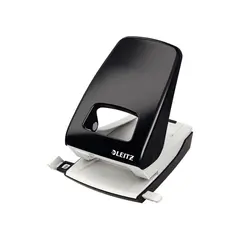 Furador 40 Folhas Leitz 5138 4mm c/Regua Preto