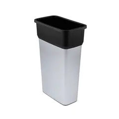 Contentor 70L Cinza/Preto Neo Ecosort sem Tampa