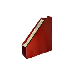 Porta Revistas 30x25x8cm Cartão Bordeaux