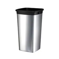 Contentor 60L Plástico Quadrado Iris Cor Metálico sem Tampa