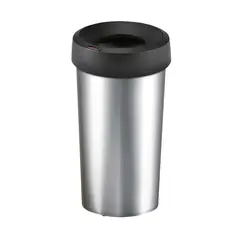 Contentor 50L Plástico Redondo Iris Cor Metálico com Tampa