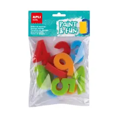 Esponja Carimbo 123 Apli Kids Paint & Fun 10un