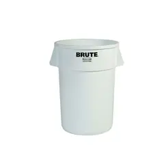 Contentor 38L Plástico Redondo Brute s/Tampa Branco
