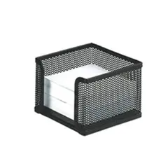 Base Porta Blocos Notas Rede Metálica Preto