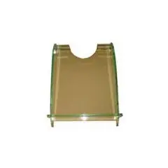 Tabuleiro Secretária Transparente Cristal Verde