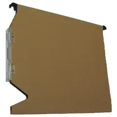 Capa Suspender 330x275mm c/Visor Vertical Kraft  Pack50un