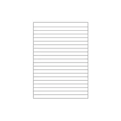 Caderno Papel Almaço A4 Pautado Branco s/Margem 5Fls