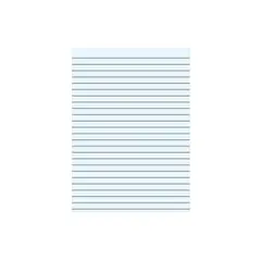 Caderno Papel Almaço A4 Pautado Azul s/Margem 5Fls