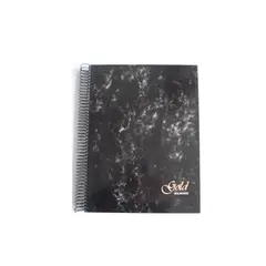 Caderno Espiral A4 Quadriculado Gold Block 1un
