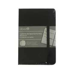 Bloco Notas Pautado 14x9cm Preto 96Fls