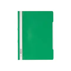 Classificador Capa Transparente Verde Durable 257305 1un