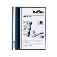 Classificador Capa Transparente Azul A4+ Durable Duraplus