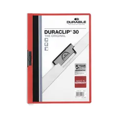 Classificador Clip Lateral Durable 2200 Vermelho