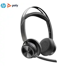 HP Poly Voyager Focus 2 Microsoft Teams Certified USB-C Headset +USB-C/A Adapter + Charging Stand No localization
