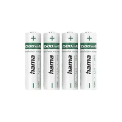 Pilhas Recarregáveis AA 1.2V 2500mAh Hama 4un