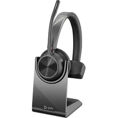 HP Poly Voyager 4310 UC Monaural Headset +BT700 USB-A Adapter +Charging Stand