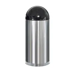 Contentor 55L Metal EasyPush Aço Inox