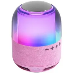 MARS GAMING MS-FLOW 360 RGB BLUETOOTH 5.3 15W SPEAKER 57MM DEEPBASS RADIO FM BLUETOOTH AND MICROSD PLAYBACK PINK