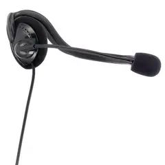 HAMA NHS-P100 PC OFFICE HEADSET WITH NECKBAND, STEREO, BLACK