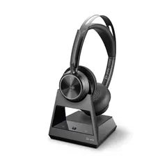 HP Poly Voyager Focus 2 USB-C BT Headset +USB-C/A Adapter +Charging Stand SmartBuy