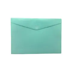 Bolsa 355x240mm A4 Envelope Fecho Velcro Menta Mate Pastel