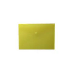 Bolsa 250x180mm A5 Envelope Fecho Velcro Plástico Amarelo