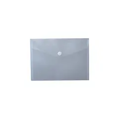 Bolsa 250x180mm A5 Envelope Fecho Velcro Plástico Transp.