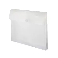 Bolsa 335x235mm A4 Envelope Fecho Velcro Plástico c/Fole