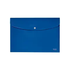 Bolsa 313x235mm A4 Envelope Fecho Botão Recycle Azul