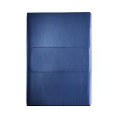 Capa A4 com Bloco de Notas 22x32cm Azul Escuro
